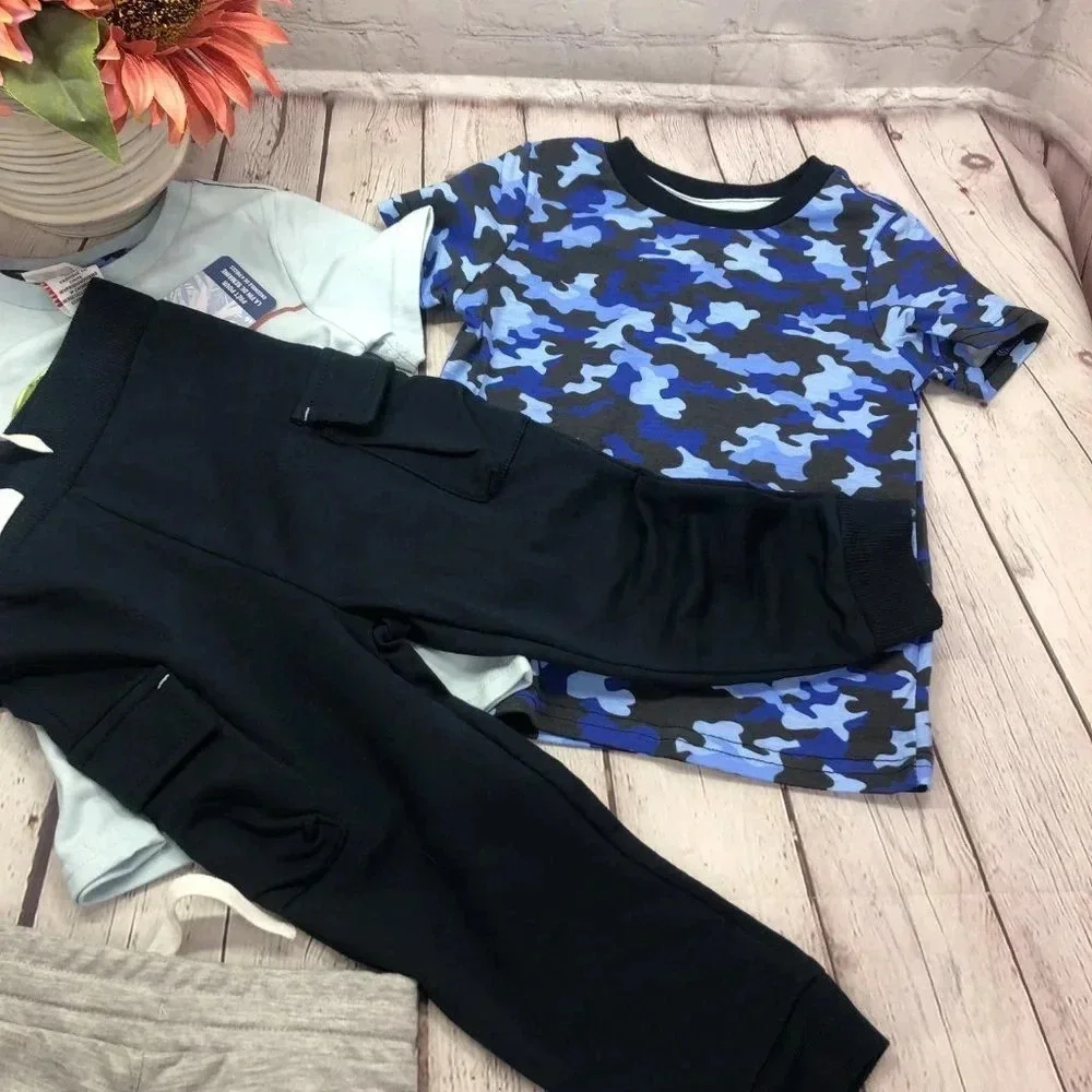 NWT 2t tommy bahama kids boy 4pc jogger set lizard
